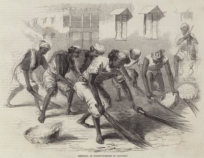 Mehtahs, or Street-Sweepers in Calcutta by Joseph Austin Benwell